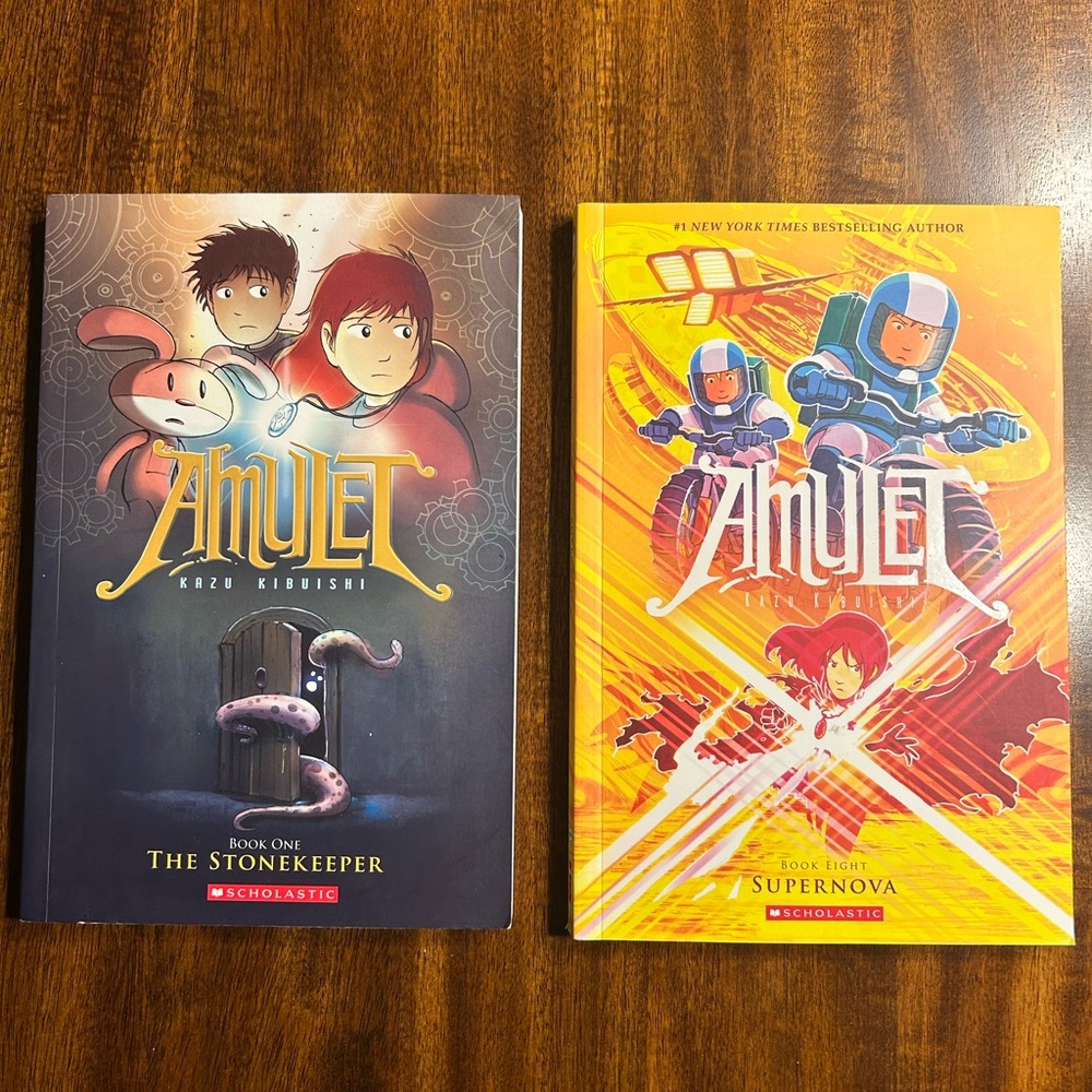 🌟 3/$30 – Amulet Graphic Novels by Kazu Kibuishi - Book One & Book Eight